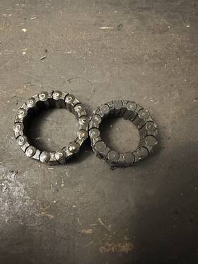 63572-38 Cimarron Cycle Works Harley Oem Knucklehead Star Hub Wheel Large Bearing And Retainers 851e