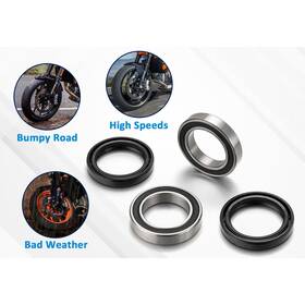 90213012 Cn-biker New Front Wheel Bearing Seal Kit For Ktm Duke 690/790 Beta Husaberg Husqvarna