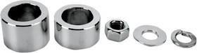 2337.5 Colony Axle Spacer/nut Kit Front Chrome #2337.5 Harley Davidson Dyna
