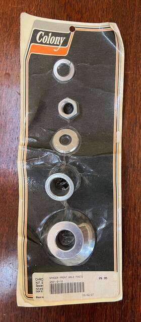 2401-0110 Colony Spacer Front Axle For Harley Fxstd Brand New