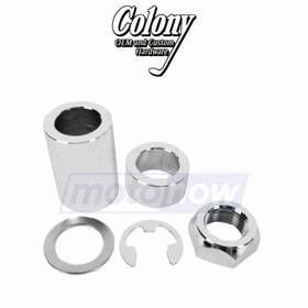 D0xk Colony Mn/d0xk Rear Axle Spacer And Nut Kit For 2008-2010 Harley Davidson Fxd Dyna Mi