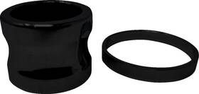 C0008-b Covingtons Smooth Black Axle Spacers With Abs
