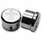 Cr-axc-c Carl Brouhard Designs Chrome Cross Style Axles Covers