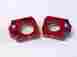 17-015 Crf250r Works Connection Axle Blocks Aluminum Red For Honda 2004-2008