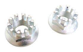 Cruranh1 Cru Products Qty2 Rear Axle Hub Castle Nut 18mm X 1.50 For Honda 1977-79 Goldwing 1000 Gl1000