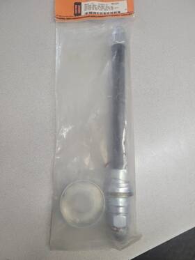 08640 Custom Chrome Front Axle Kits And Hardware Fits Cci Springer 1988-1999