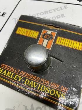14-310 Custom Chrome Front Axle Cap - Fits Harley Sportster Fx And Fxr