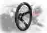 Dfrawb1060 04-0001 Steer Wheel Blk1060 Suede Dragonfire Racing Round Steering 6bolt 25in Offset Black