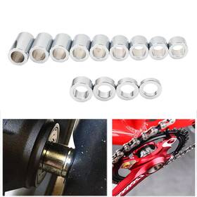 Dictorcoltd 550748676598 13x Wheel Axle Spacer Kit Id 3/4 Inch Od 1 1/4 For Harley Dyna Chopper Bobber Chrom