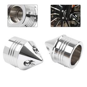 Dictorcoltd 550748811227 Front Axle Cap Nut Cover For Harley Touring Dyna Road King Glide Flhr