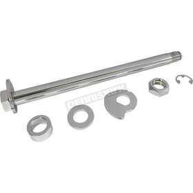 0214-1968 Drag Specialties Chrome Rear Axle Kit -