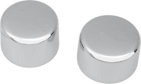 139086 Drag Specialties Ds Chrome Axle Caps Rear Harley Davidson