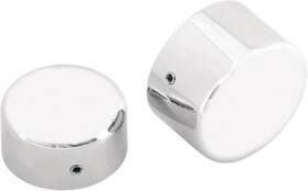 140976 Drag Specialties Ds Chrome Axle Caps Rear Harley Davidson
