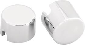 140977 Drag Specialties Ds Chrome Axle Caps Rear Harley Davidson Softail/softail Deluxe/heritage Softail