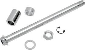 140986 Drag Specialties Ds Chrome Axle Kit Rear Harley Davidson Dyna Fld/fxd/fxdb/fxdc/fxdl #140986