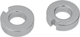 140987 Drag Specialties Ds Axle Adjuster Spacers Chrome Harley Davidson #140987