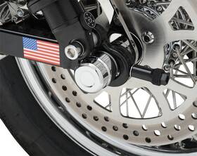 173847 Drag Specialties Billet Axle Cap And Nut Rear Chrome Harley Davidson