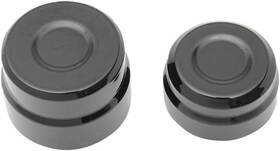 173850 Drag Specialties Billet Axle Cap And Nut Rear Black Harley Davidson Sportster