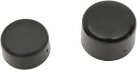 0214-1236 Drag Specialties 187075 Ds Axle Covers Rear Black #0214-1236 Harley Davidson