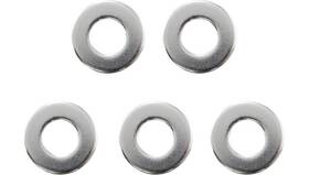 232893 Drag Specialties Rear Axle Washers Chrome 5-pack #232893 Harley Davidson