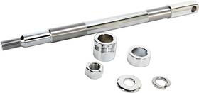 Xf-2-0214-0952 Drag Specialties Axle - Front Chrome 00-06 Flstf 0214-0952