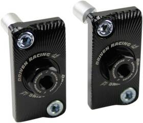 Drcax-201bk Driven Racing Captive Axle Blocks Black For Kawasaki Ninja 250r/ninja 300/z400