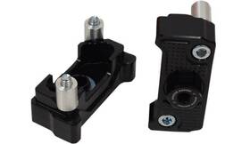Drcax-204bk Driven Racing Captive Axle Blocks Black For Yamaha Xsr700/mt-07/fz-07/yzf-r7