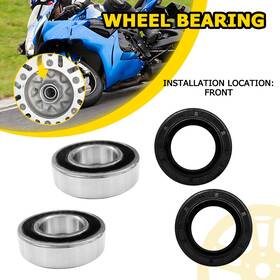 Lgzc-fjr1300-03-10-fitments Eco-autotec For Kawasaki Mule 1000 Suzuki Gsx-r600 25-1403 Us Front Wheel Bearings Seals Kit