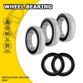 Lgzc-cr125r-00-07 Eop-auto Rear Wheel Bearing Seal Kit For Honda Crf450r 02-12 Crf450x 05-12 Rmx450 10-17