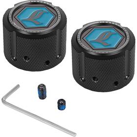 Fd02-fac-blk Figurati Designs Front Axle Nut Covers