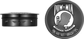 Fd55-pow-blk Figurati Designs Swingarm Pivot Cover - Black With Pow Mia