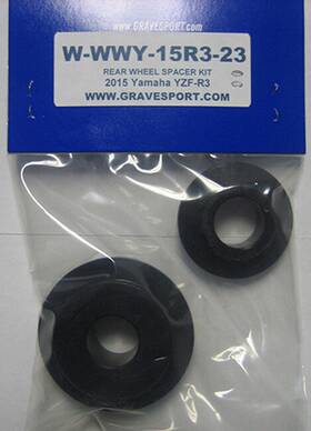W-wwy-15r3-23 Graves R3 Works Captive Rear Wheel Spacer Kit