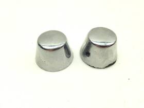 187058 Harley-davidson Front Wheel Axle Nut Covers 1992 Electra Glide Ultra Classic Flhtcu 2048