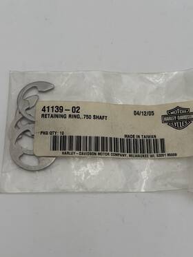 Harley-davidson 41139-02 Lot Of 4 Oem Retaining Ring .750 Shaft Rear Axle Clip