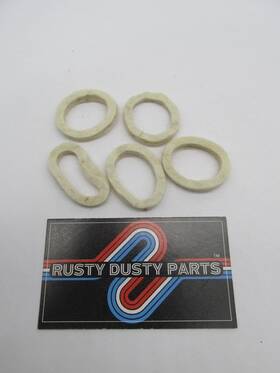 41181-61p Harley Davidson Lot Of 5 Genuine Nos Aermacchi Felt Seals Ml Mls Msr