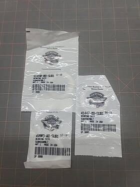 41450-08-sub1 Harley-davidson Nos Oem Wheel Bearing Shim Lot P/n 41450-08 43903-08 41447-08