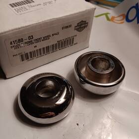 41580-03 Harley-davidson Deuce Frt. Wheel Spacers 2000-2006