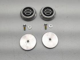 43000005 Harley Davidson 17-24 Flhtcutg Tri Glide Ultra Rear Left Right Axle Nut Covers