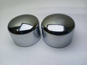 43061-04 Harley-davidson 2003 Electra Glide Axle Nut Caps Chrome