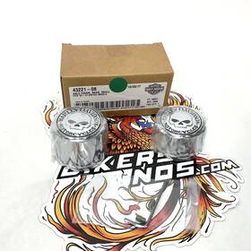 43221-08 Harley-davidson New Genuine Willie G Skull 2000-2007 Softail Rear Axle Cover