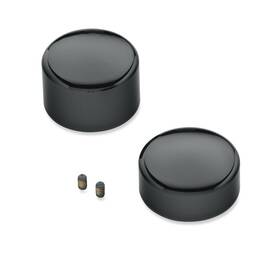 43422-09 Harley-davidson Gloss Black Rear Axle Nut Covers Part Number