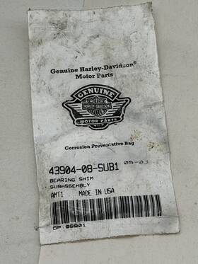 Harley-davidson 43904-08 Rear Wheel Bearing Shim Spacer Touring Models