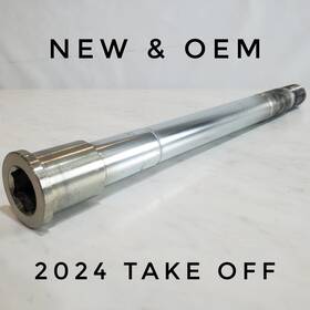 44-0008 Harley-davidson Oem Front Axle Softail Fat Boy 114 Flfbs 2018-2019 And 2025-2026