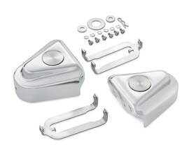 Harley-davidson 47569-91b New Open Box Oem Chrome Rear Axle Nut Covers 47596-91b