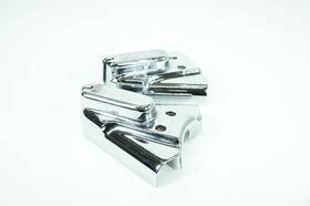 B0dp9lg4yl Harley-davidson 2000 Softail Flstc Heritage Classic Oem Rear Wheel Axle Nut Covers Caps