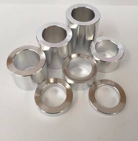 1125-58-7 Harleyspacers.com Id-5/8 Inch Od-1-1/8 Wheel Axle Spacer Kit - 7 Pcs. Bobber-universal- Usa Made