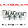Hd-was-26-sil-rf-0814 Tarazon Wheel Axle Spacers Kit Id Od Touring Electra Road