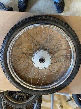 949269 Hodaka Wombat Front Wheel