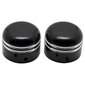 Hw163016 Hogworkz Black Contrast Cut Front Axle Nut Covers
