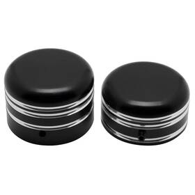 Hw163020 Hogworkz Black Contrast Cut Rear Axle Nut Covers
